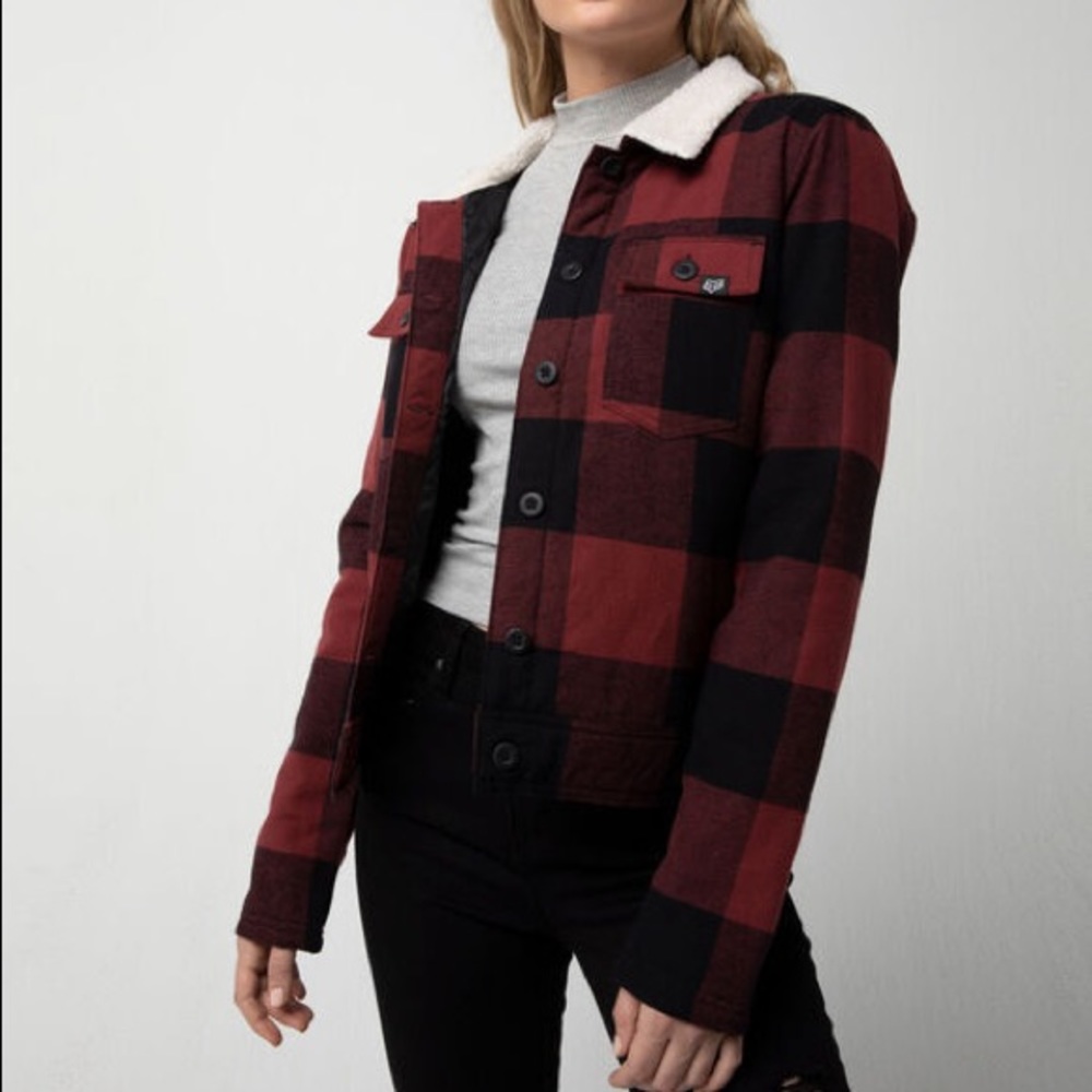 FOX Burnett Womens Flannel Jacket
